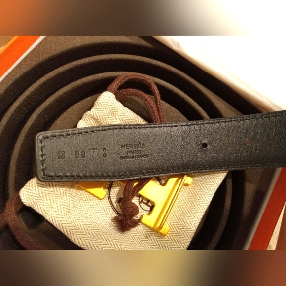 HERMES REVERSIBLE BELT, NEW WITHOUT TAG. - Picture 5 of 10
